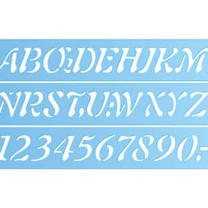 Letras y numeros fresados Art Style - 100mm