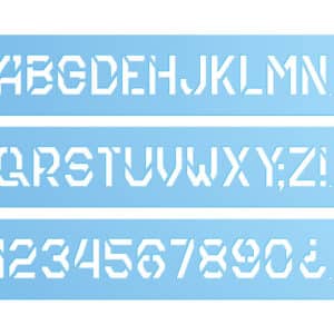 Letras y numeros fresados Tecno - 100mm