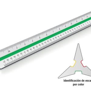 Escalas altas c/ colores identificatorios estuche PVC rígido