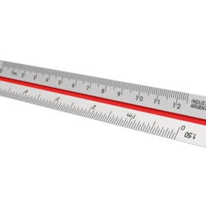 Miniescalímetro 10 cm; escalas bajas