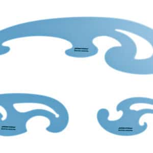 Set de 3 pistoletes universales con doble bisel