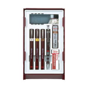 College set x 3 Isograph + lápiz + goma