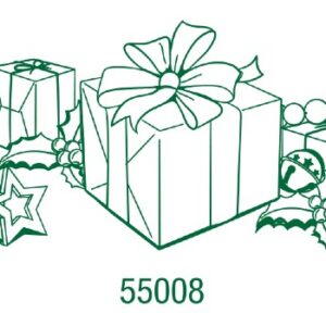 55008 - Sello decorativo mediano 40x80mm