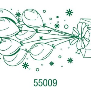 55009 - Sello decorativo mediano 40x80mm