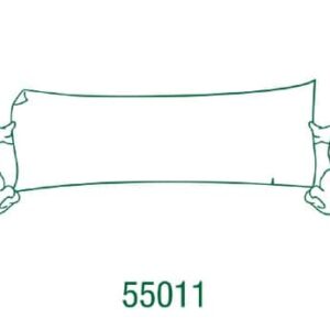 55011 - Sello decorativo mediano 40x80mm