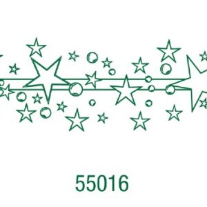 55016 - Sello decorativo mediano 40x80mm