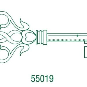 55019 - Sello decorativo mediano 40x80mm