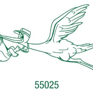 55025 - Sello decorativo mediano 40x80mm