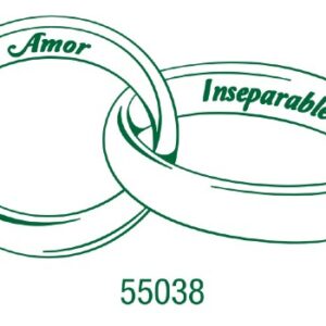 55038 - Sello decorativo mediano 40x80mm