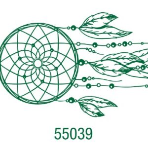 55039 - Sello decorativo mediano 40x80mm