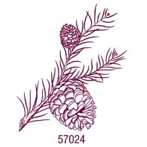 57024 - Sello decorativo grande 80x80mm