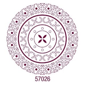 57026 - Sello decorativo grande 80x80mm