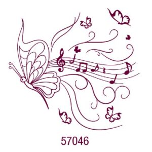 57046 - Sello decorativo grande 80x80mm