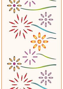 Stencil mediano 80x300mm