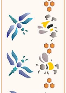 Stencil mediano 80x300mm