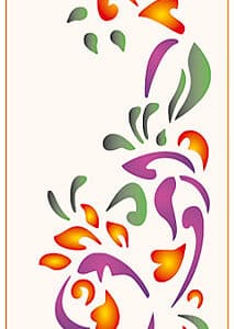 Stencil mediano 80x300mm