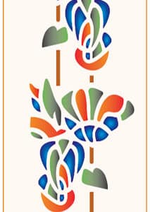 Stencil mediano 80x300mm