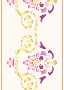 Stencil mediano 80x300mm