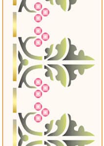 Stencil mediano 80x300mm