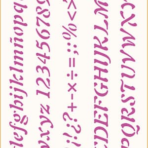 Stencil grande 175x300mm