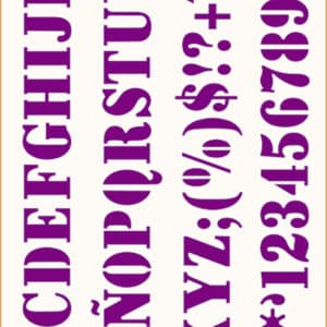 Stencil grande 175x300mm