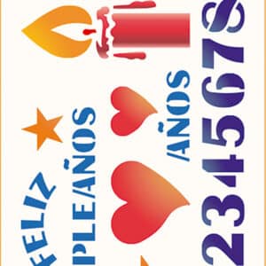 Stencil grande 175x300mm