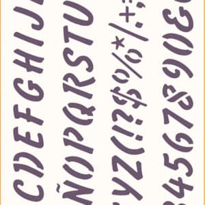 Stencil grande 175x300mm