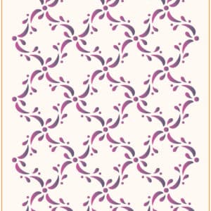 Stencil mural 300x555mm