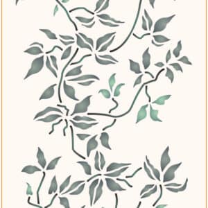 Stencil mural 300x555mm