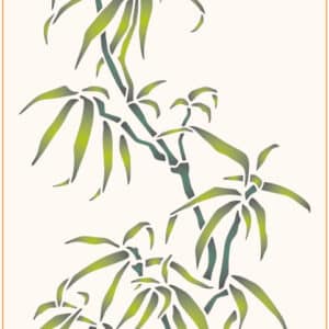 Stencil mural 300x555mm