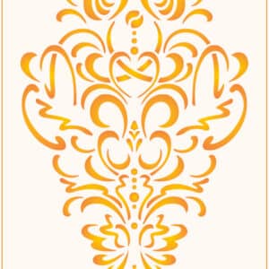 Stencil mural 300x555mm