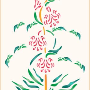 Stencil mural 300x555mm