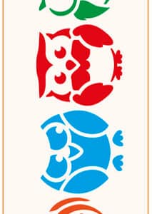 Stencil mediano 80x300mm