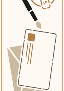 Stencil mediano 80x300mm