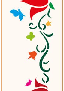 Stencil mediano 80x300mm