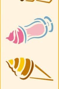 Stencil mediano 80x300mm