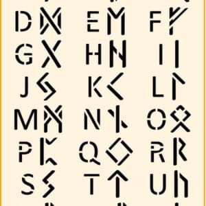 Stencil grande 175x300mm