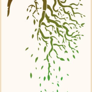 Stencil mural 300x555mm