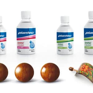 Barniz semimate al agua y diluyente - 125ml