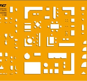 Sanitarios, cocina y lavadero - 1:100