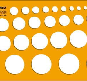 Círculos de diámetros 1 a 35 mm