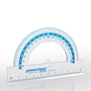 Transportador escolar "Junior" 180º 100 mm