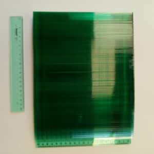 Pack con reglas de 20 cm con mm x 100 unid.