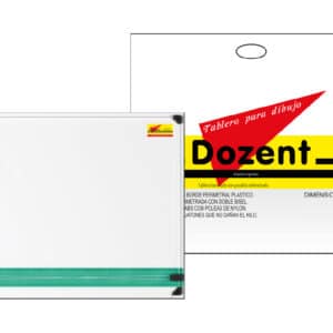 Tablero 40 x 50 c/paral., atril x 2 pos. en bolsa