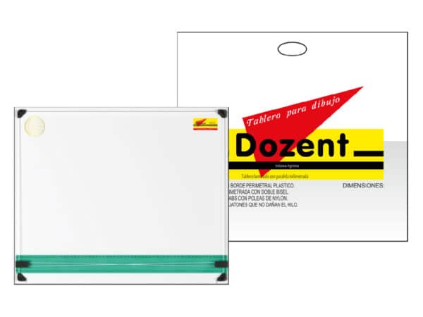 Tablero 50 x 60 c/paral., atril x 2 pos. en bolsa