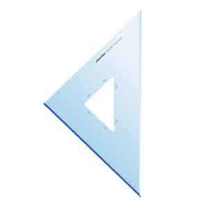 Escuadra 30 cm. 45º sin mm