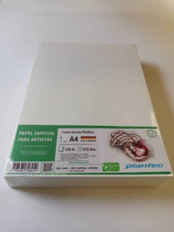 Papel texturado 210 gr A4 (210 x 297) x 120 hojas