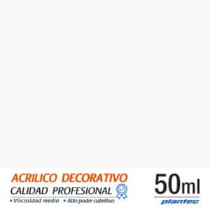Blanco de titanio - Acrílico decorativo 50ml