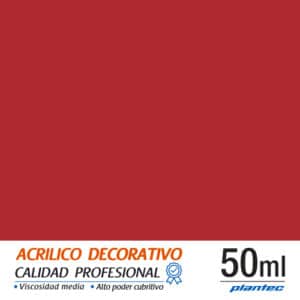 Rojo medio - Acrílico decorativo 50ml
