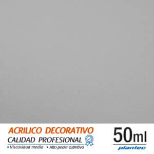 Plata metalizado - Acrílico decorativo 50ml